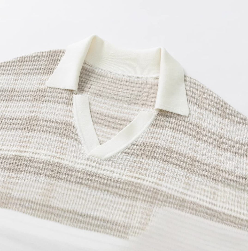 Camisa Polo de Tricô Listrada Praiano