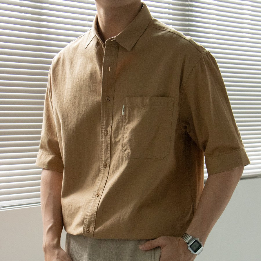 Camisa Brookstone de caimento folgado com botões