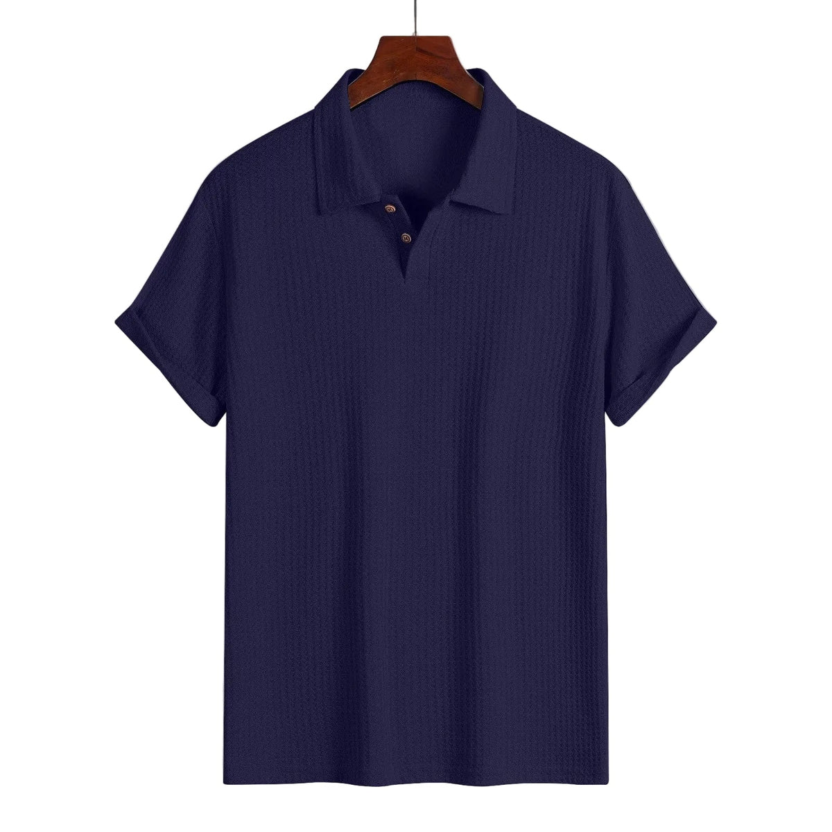 Camisa Polo Lido em Malha Waffle