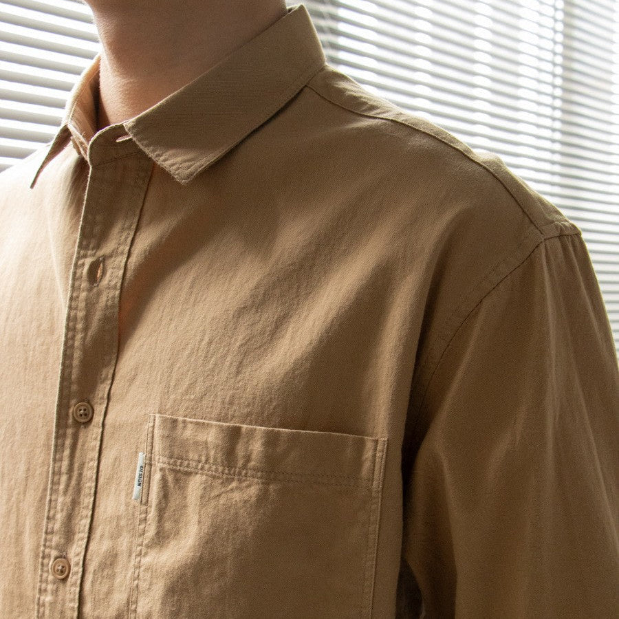 Camisa Brookstone de caimento folgado com botões