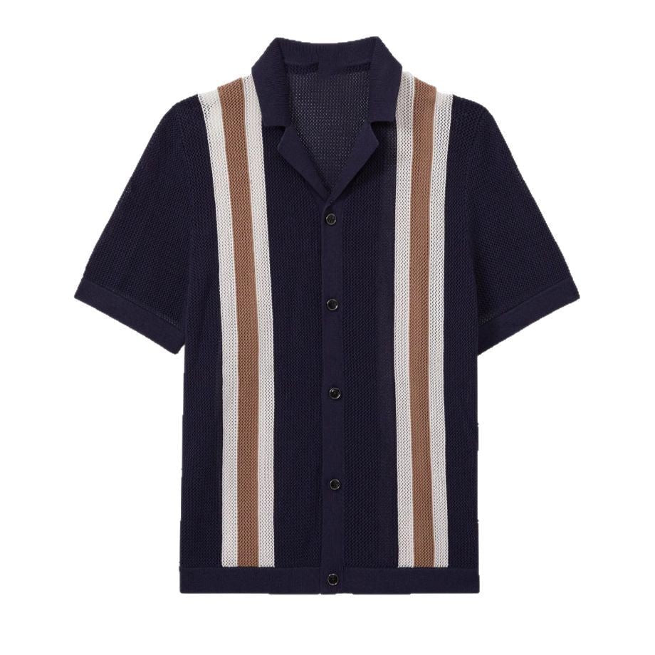 Camisa Polo de Tricô Listrada Havanna