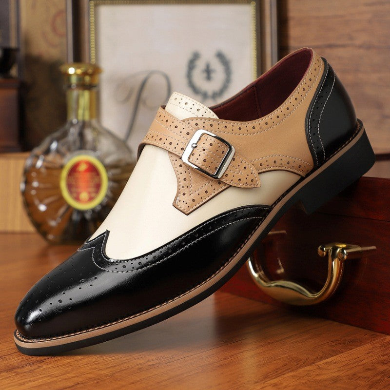 Sapatos sociais clássicos de couro Windsor