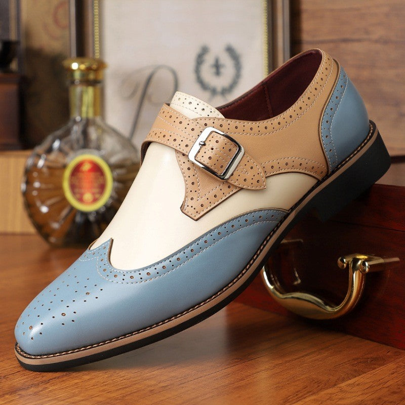 Sapatos sociais clássicos de couro Windsor