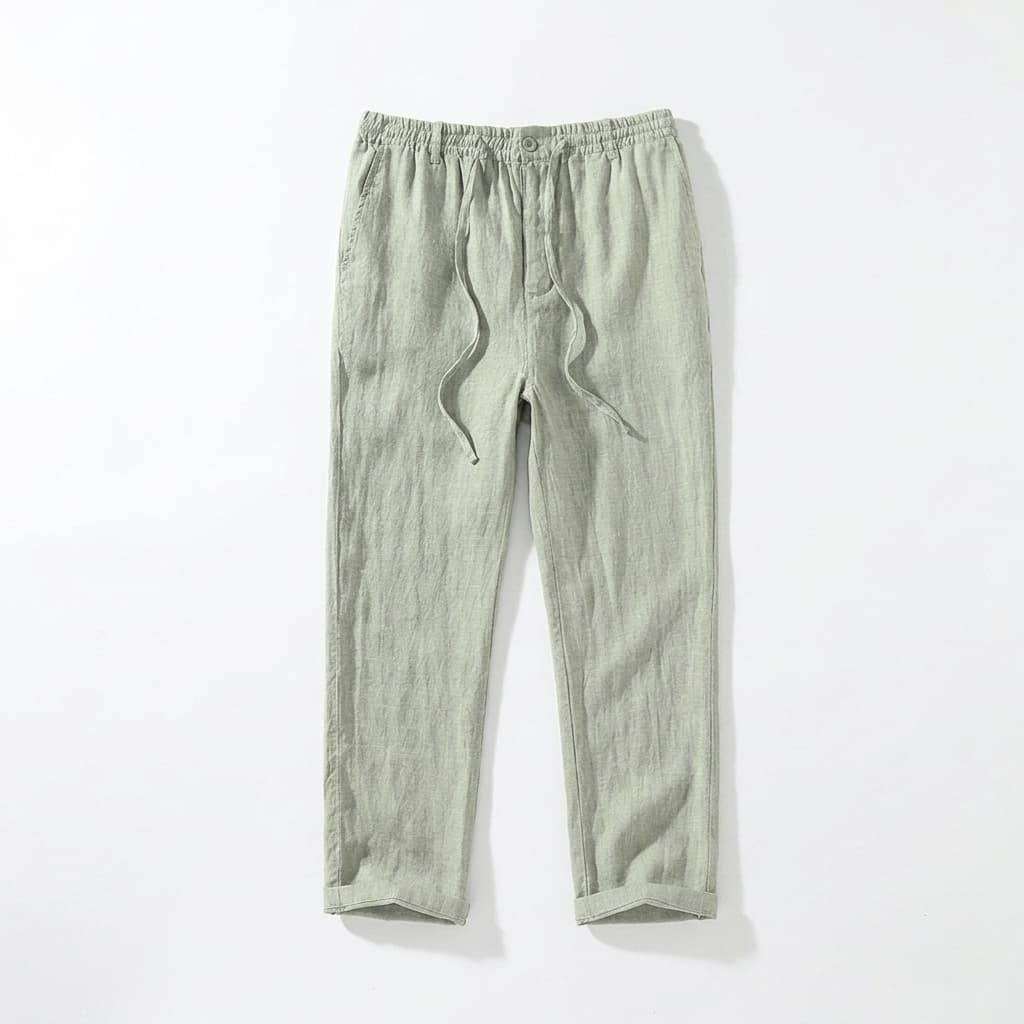 Calça Capri Elegante de Linho
