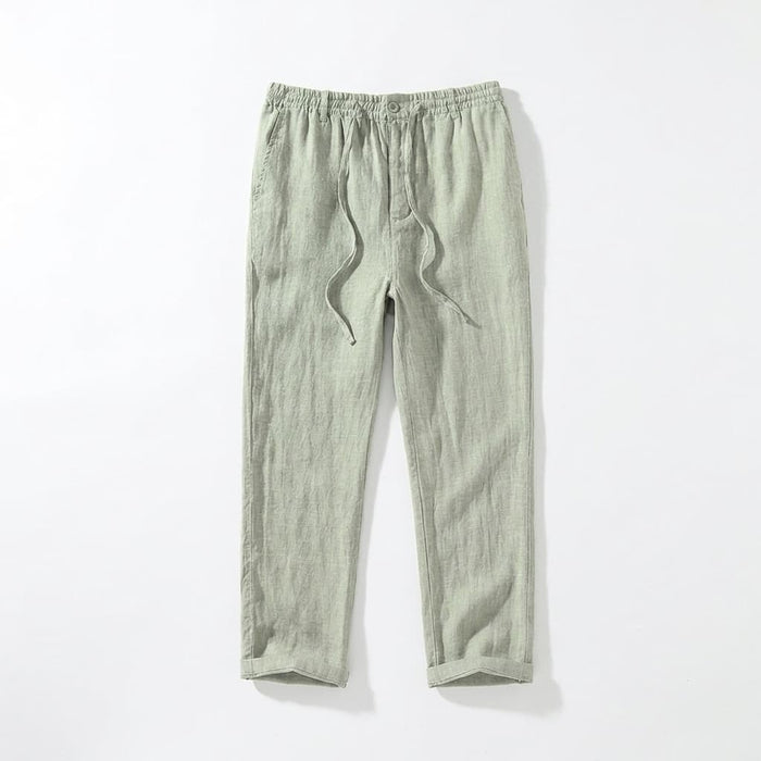 Calça Capri Elegante de Linho