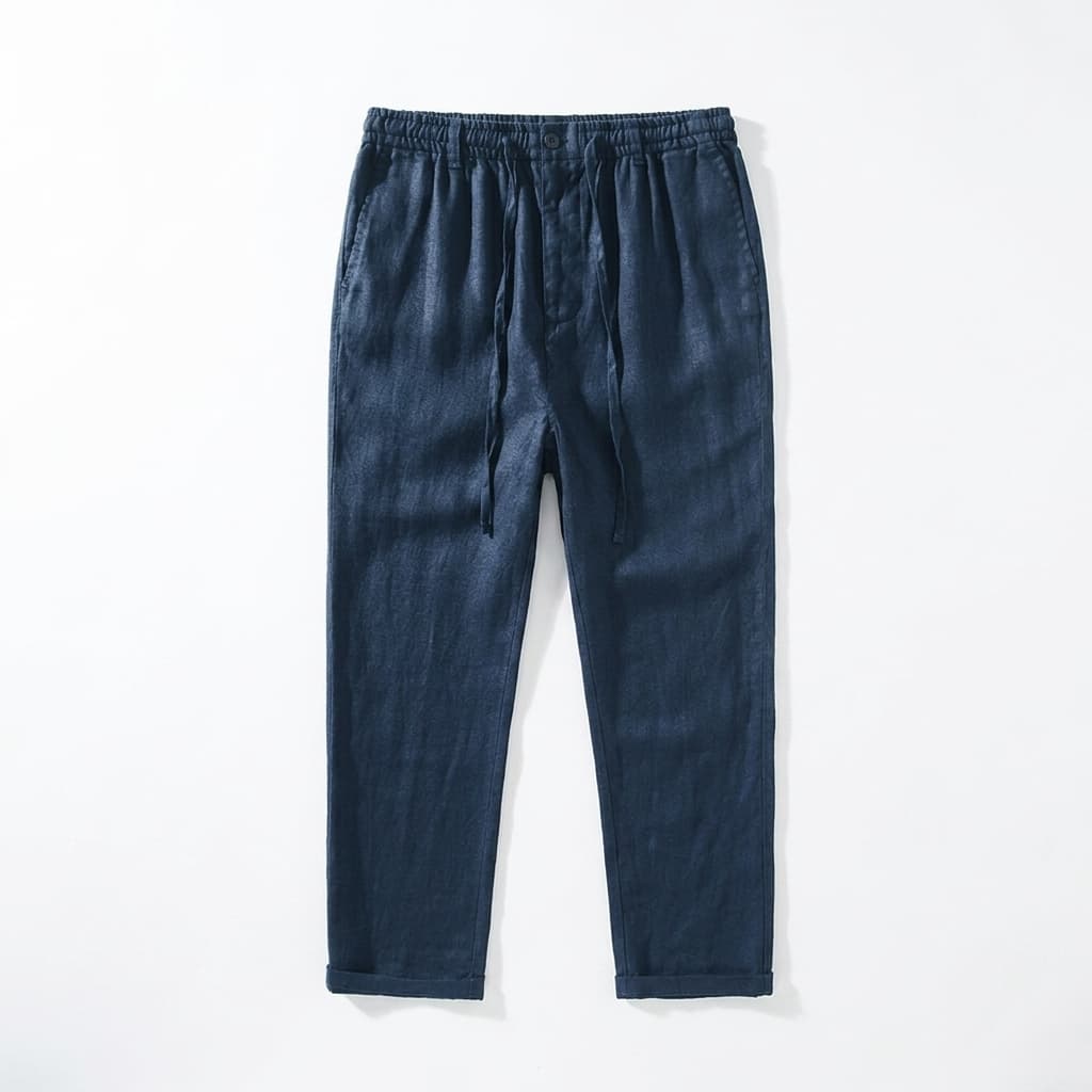 Calça Capri Elegante de Linho