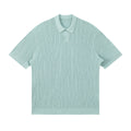 Camisa Polo de Tricô Canelado Texturizado Sestri