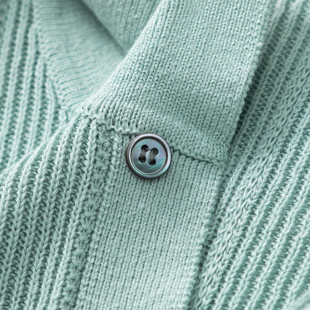 Camisa Polo de Tricô Canelado Texturizado Sestri