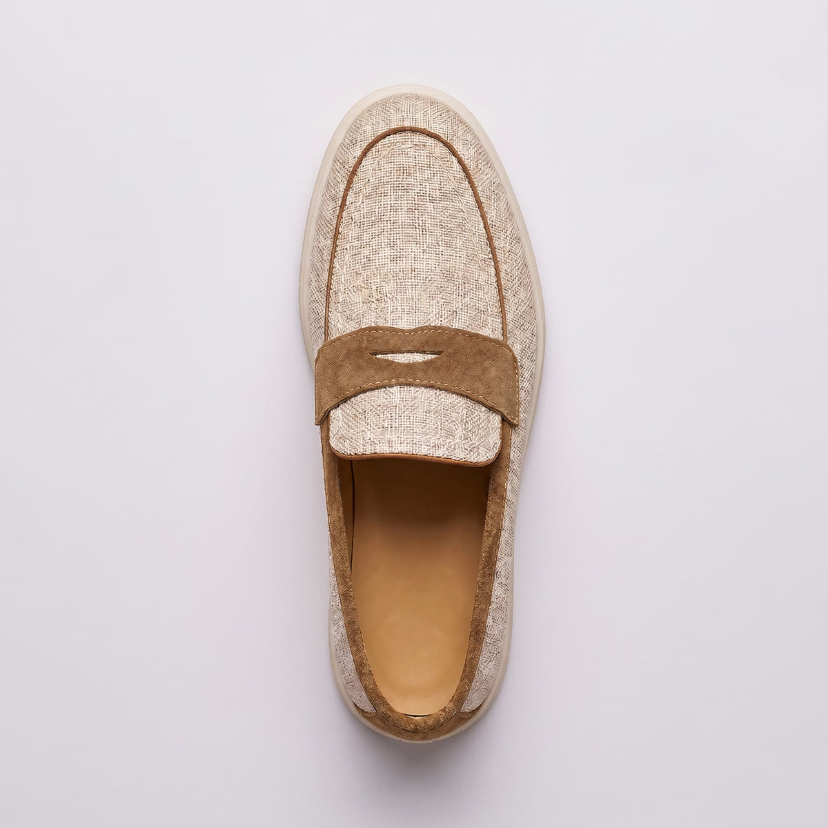 Mocassins Penny Clássicos de Linho Newbury