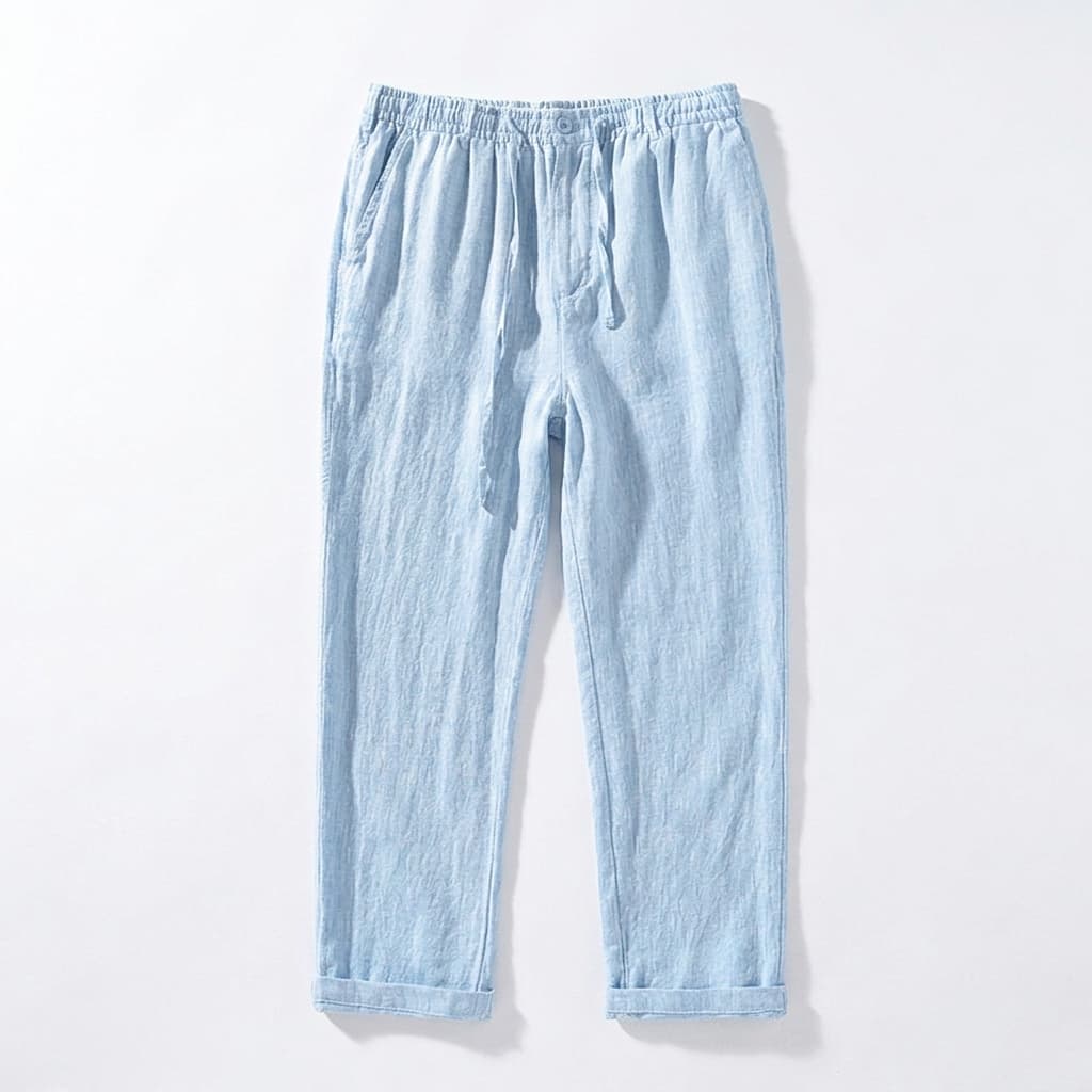 Calça Capri Elegante de Linho
