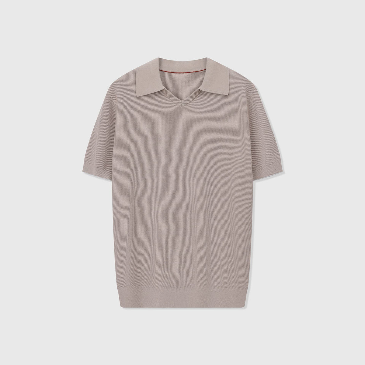 Polo de Tricô Solaro com Gola Aberta