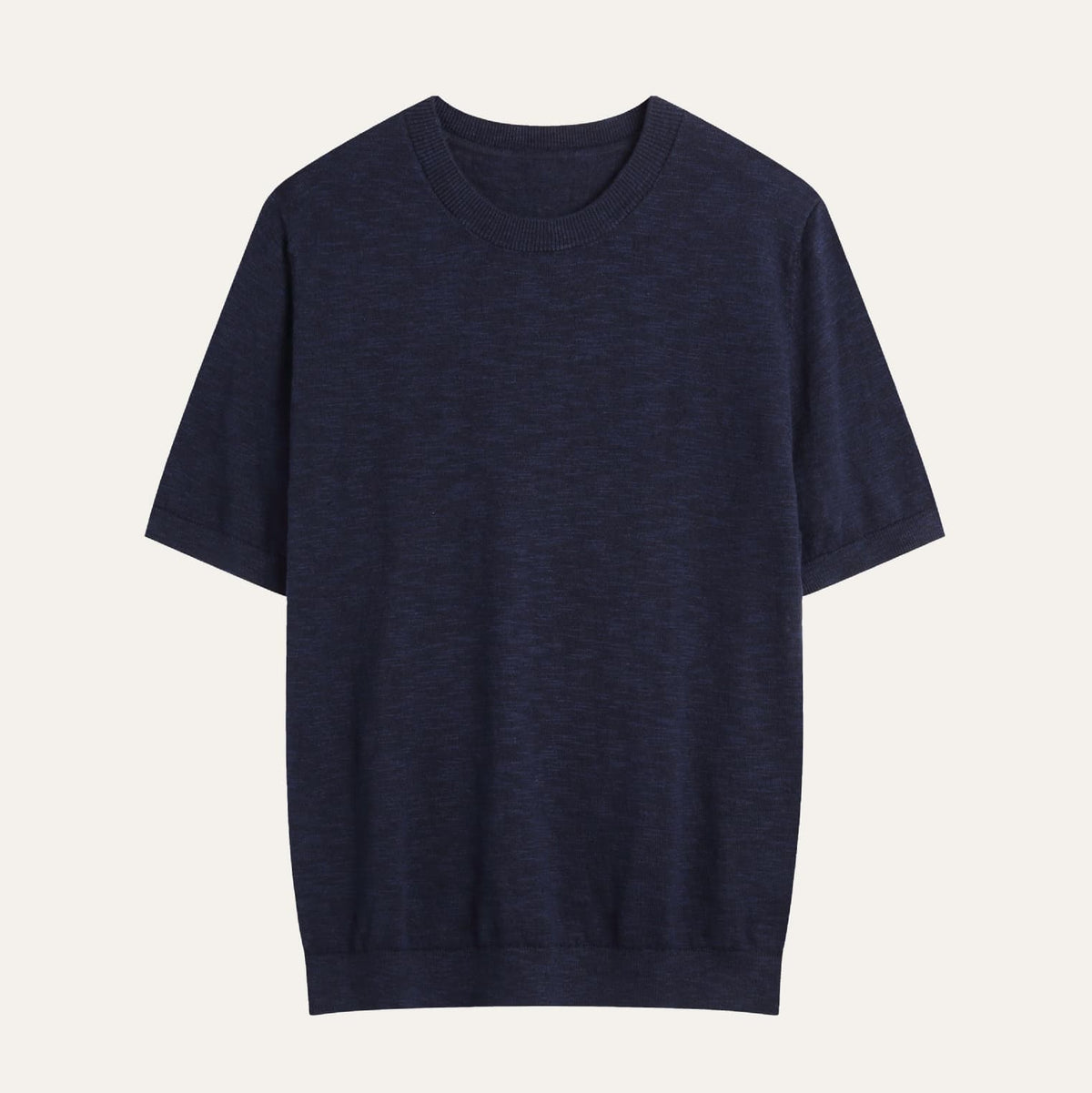 Massa - Camiseta de Malha de Linho e Algodão