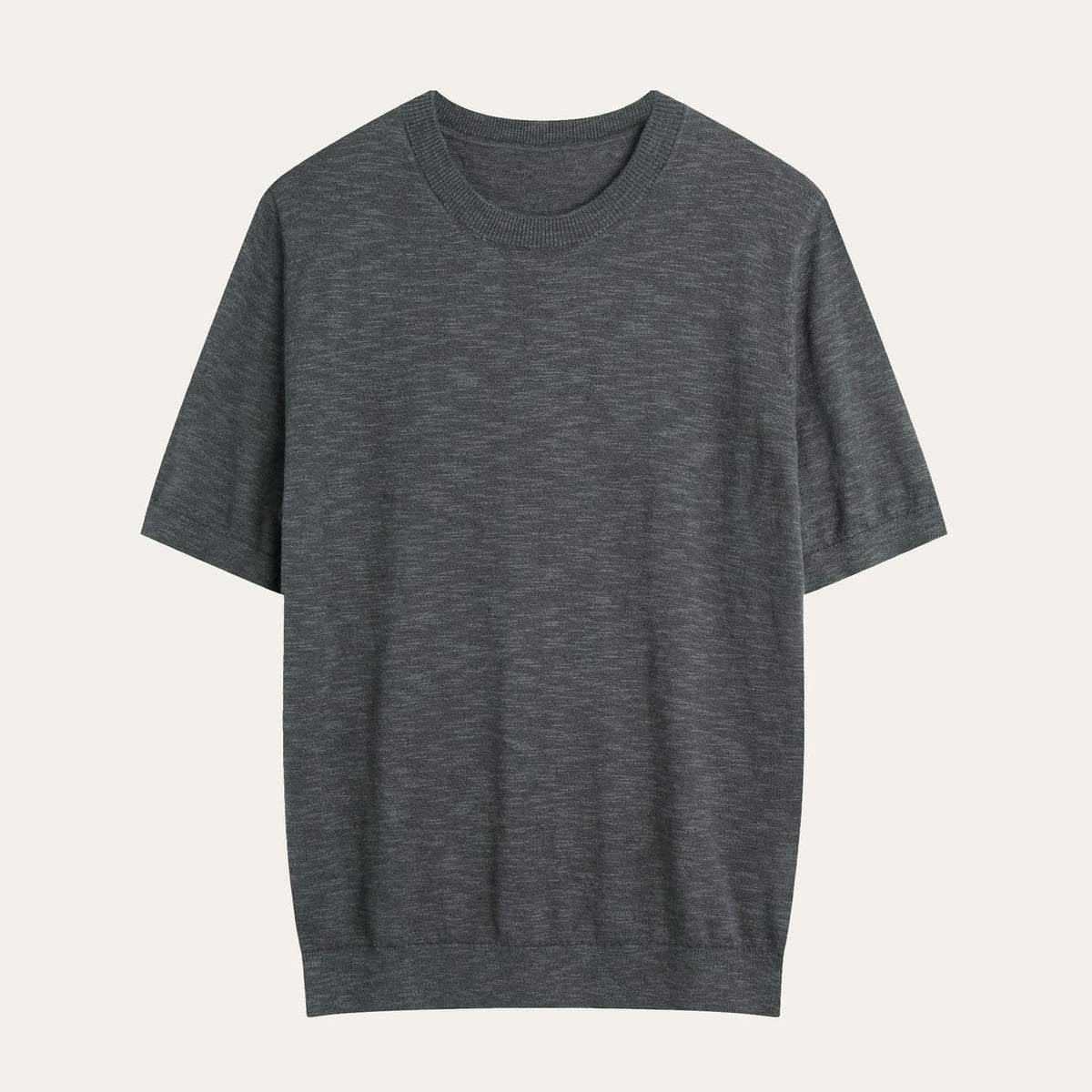 Massa - Camiseta de Malha de Linho e Algodão