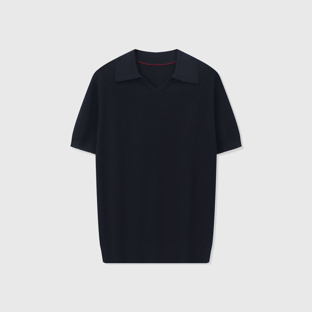 Polo de Tricô Solaro com Gola Aberta