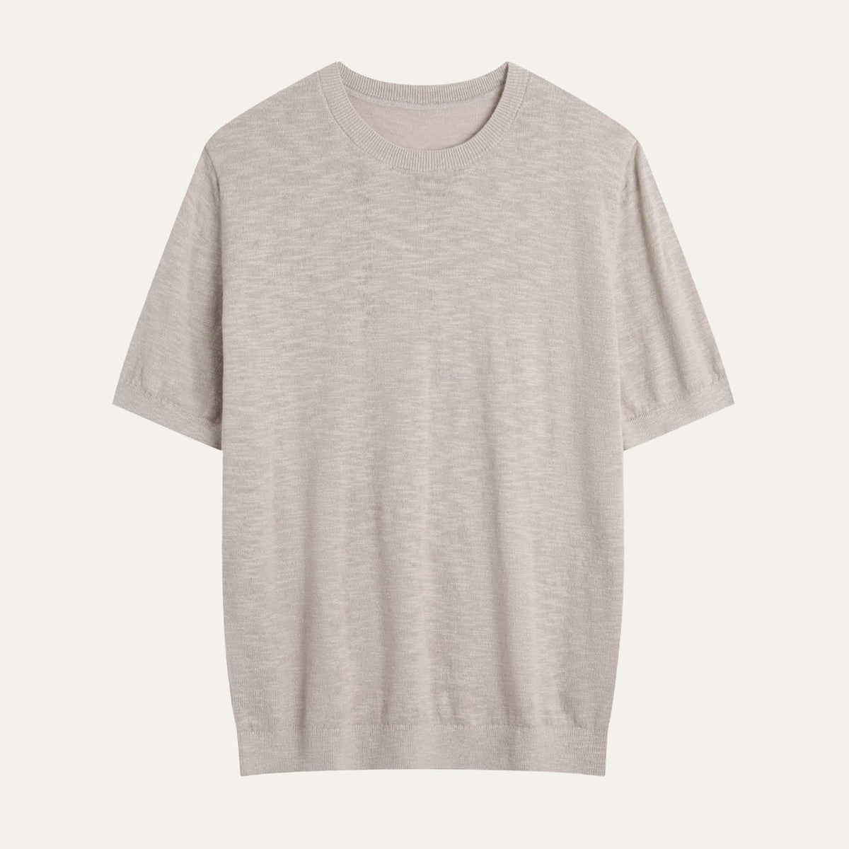 Massa - Camiseta de Malha de Linho e Algodão
