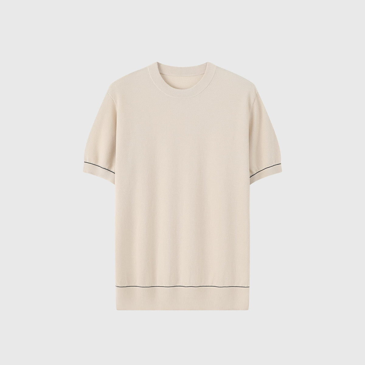 Camiseta de Malha Piquê Texturizada Arona