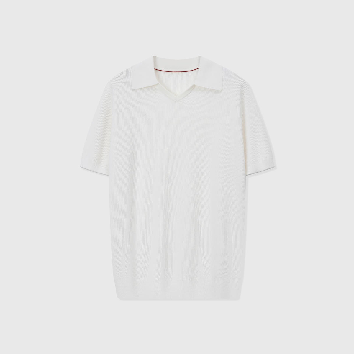 Polo de Tricô Solaro com Gola Aberta