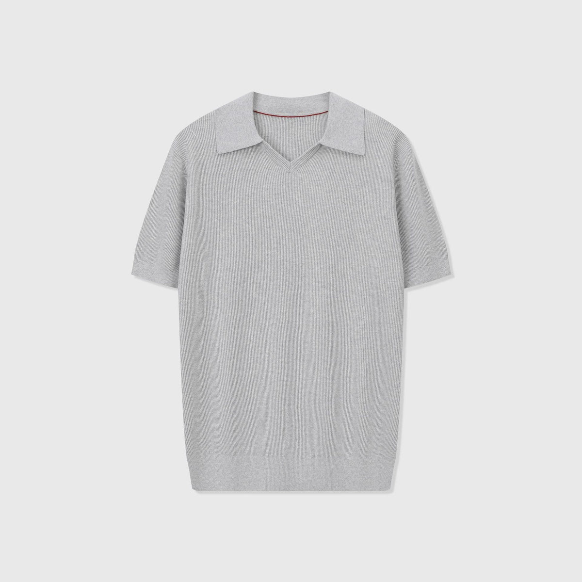 Polo de Tricô Solaro com Gola Aberta
