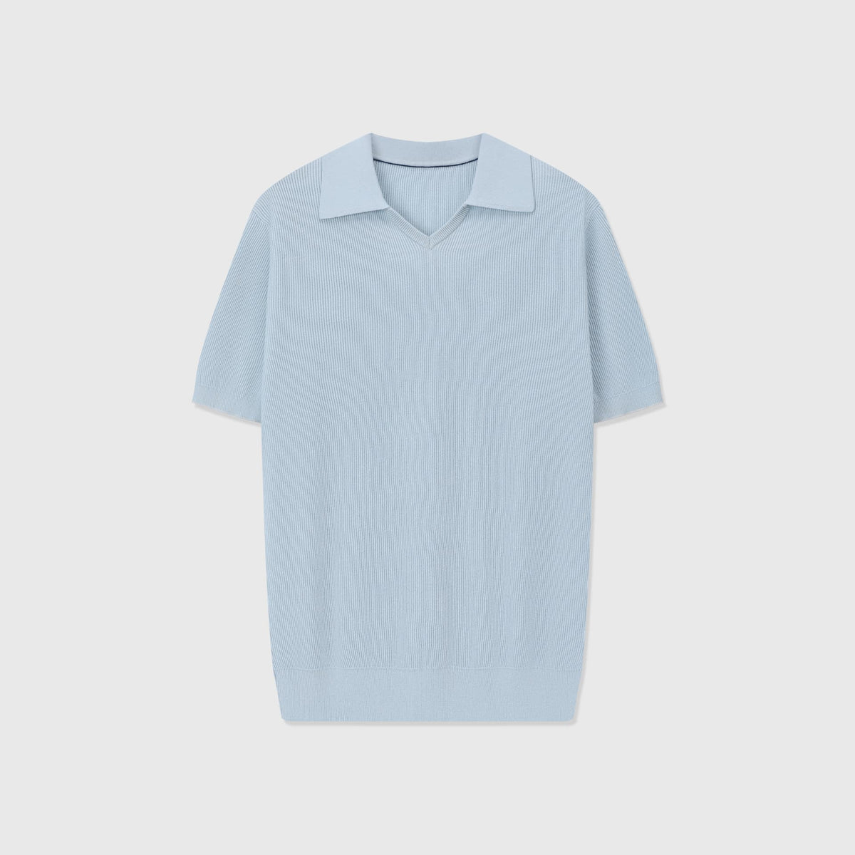 Polo de Tricô Solaro com Gola Aberta