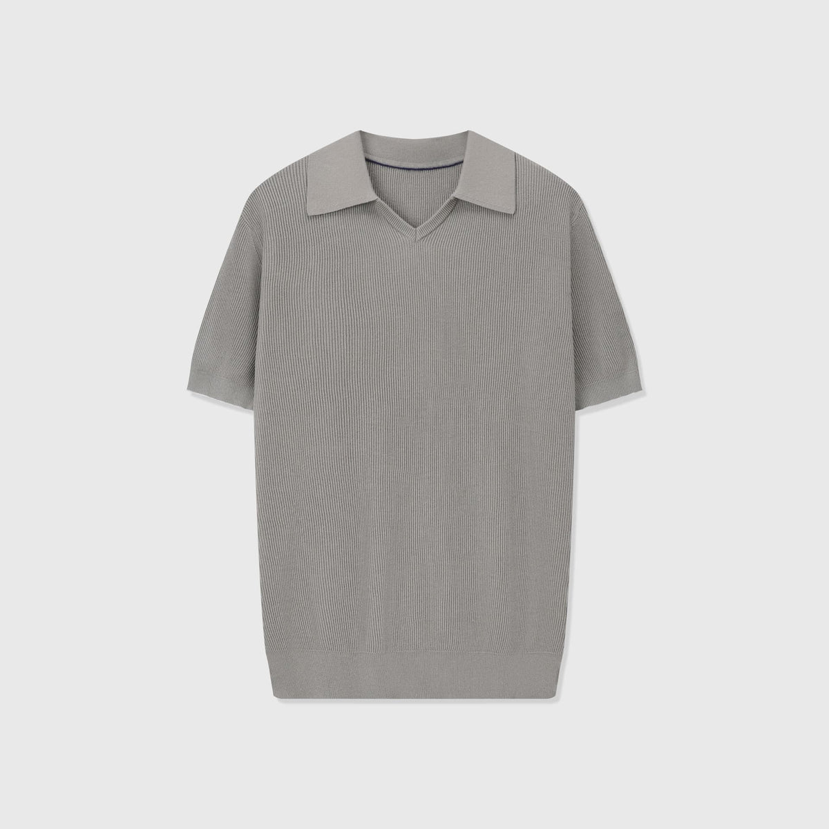Polo de Tricô Solaro com Gola Aberta