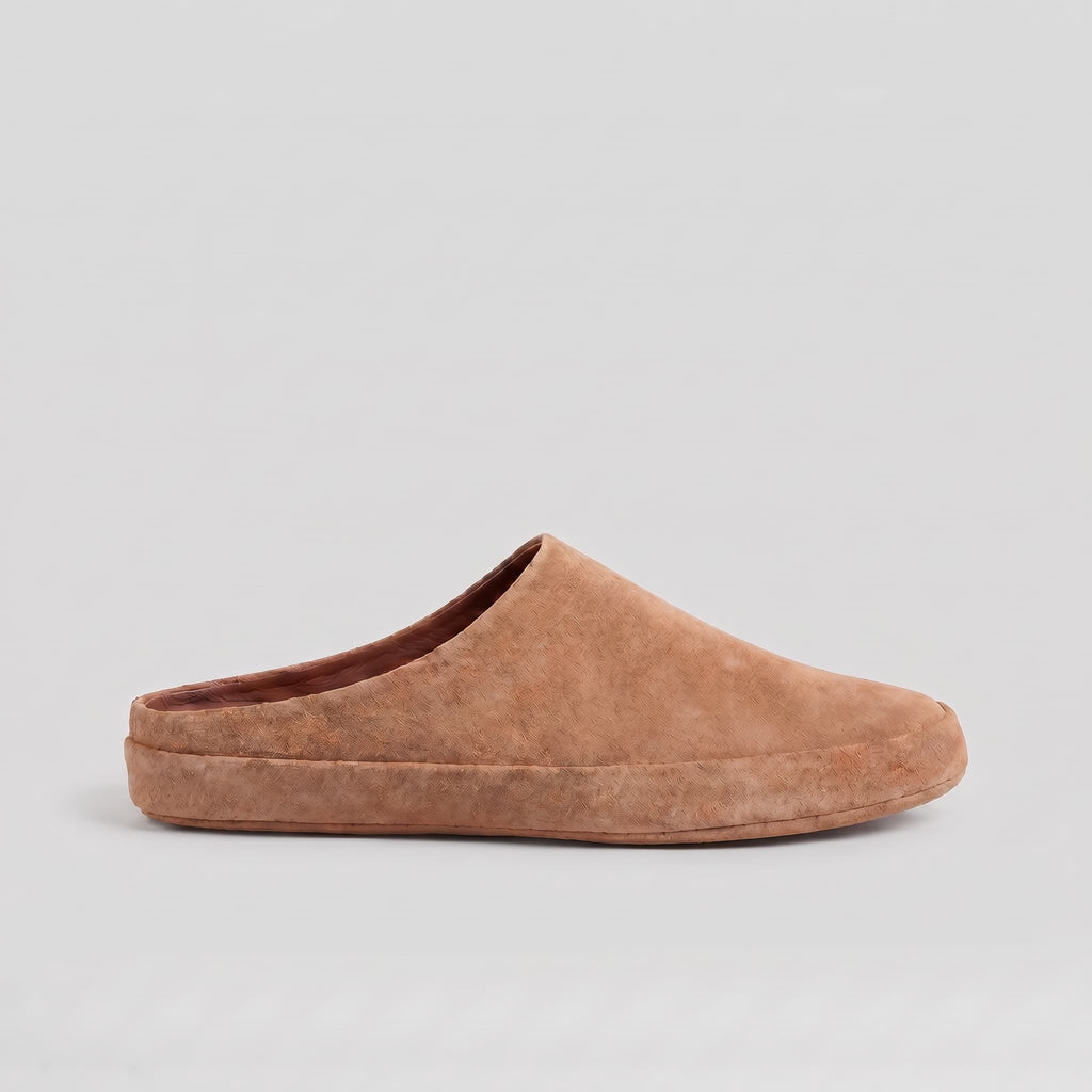 Mules Fenwick de camurça