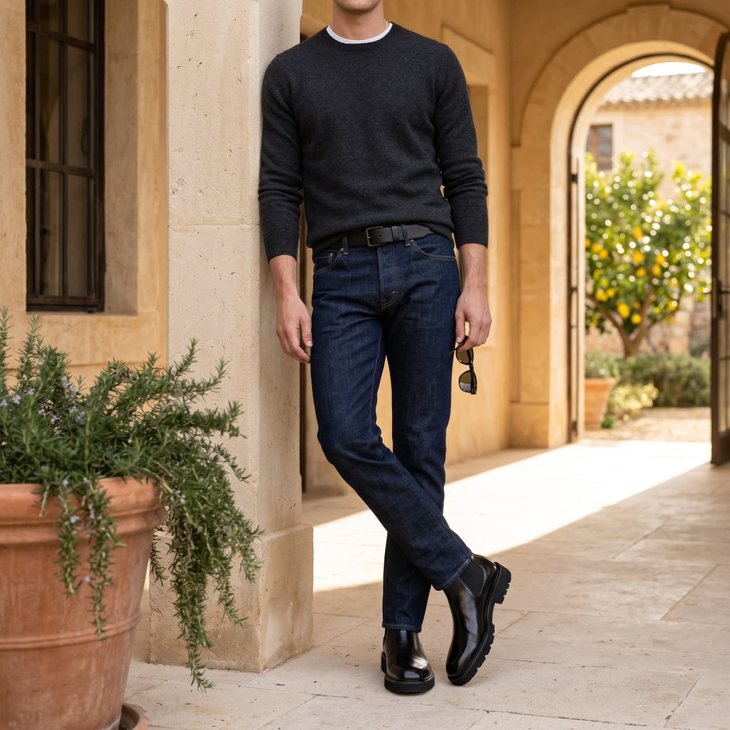 Botas Chelsea de Couro Blackwell
