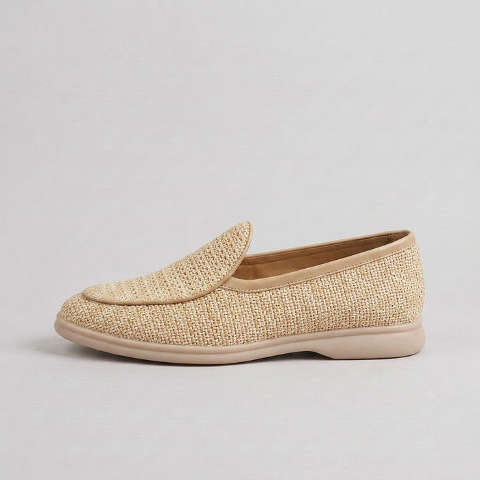 Mocassins Slip-On Bosa em Tela Trançada – Conforto Elegante e Respirável
