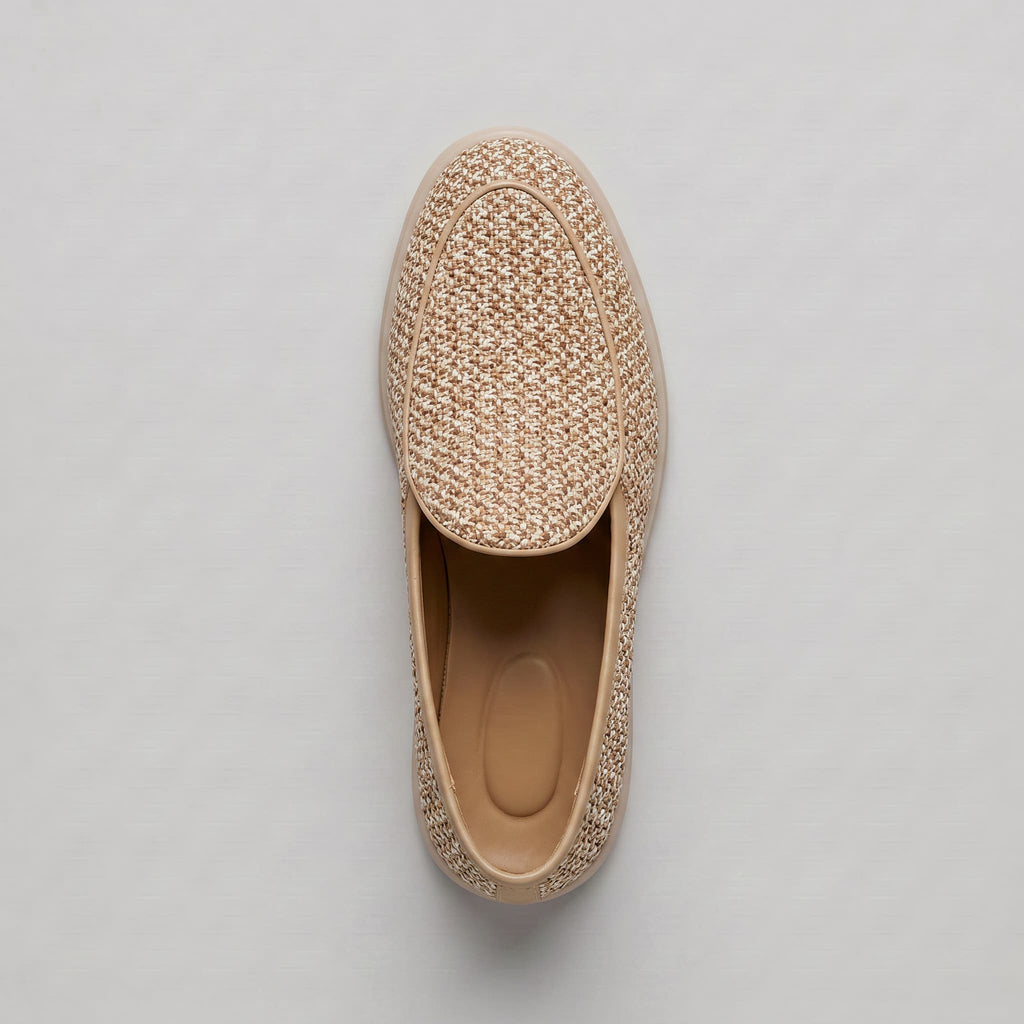 Mocassins Slip-On Bosa em Tela Trançada – Conforto Elegante e Respirável