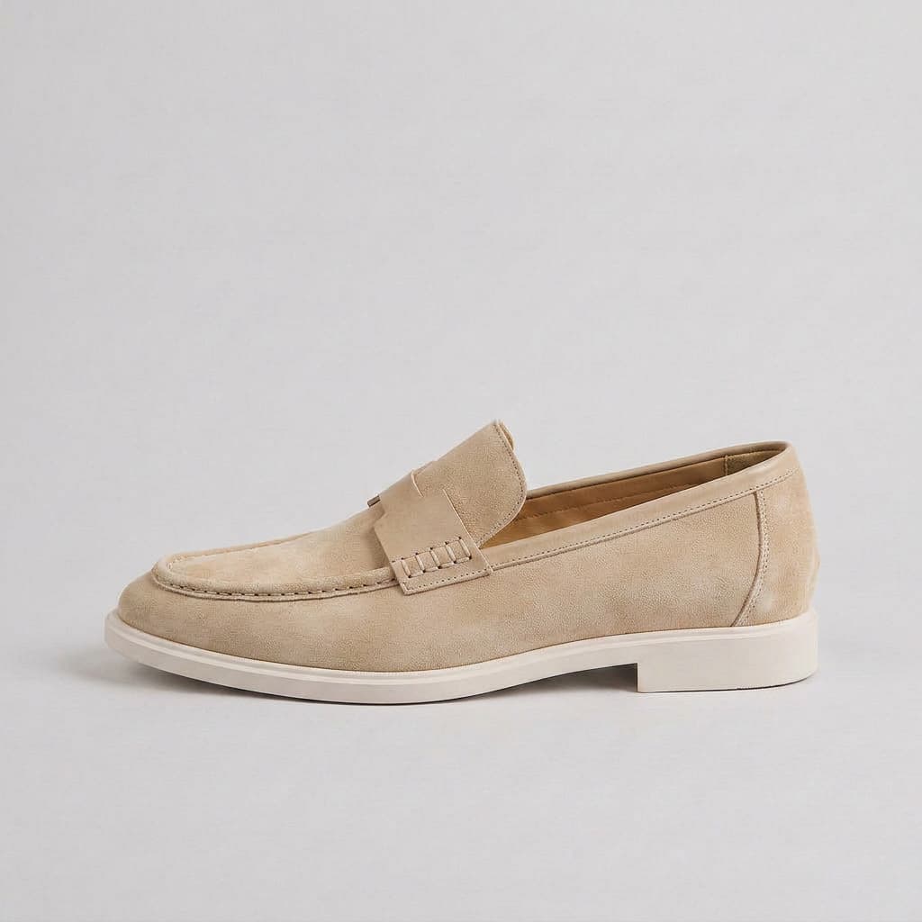 Mocassins Penny Clássicos Brewood em Nobuck