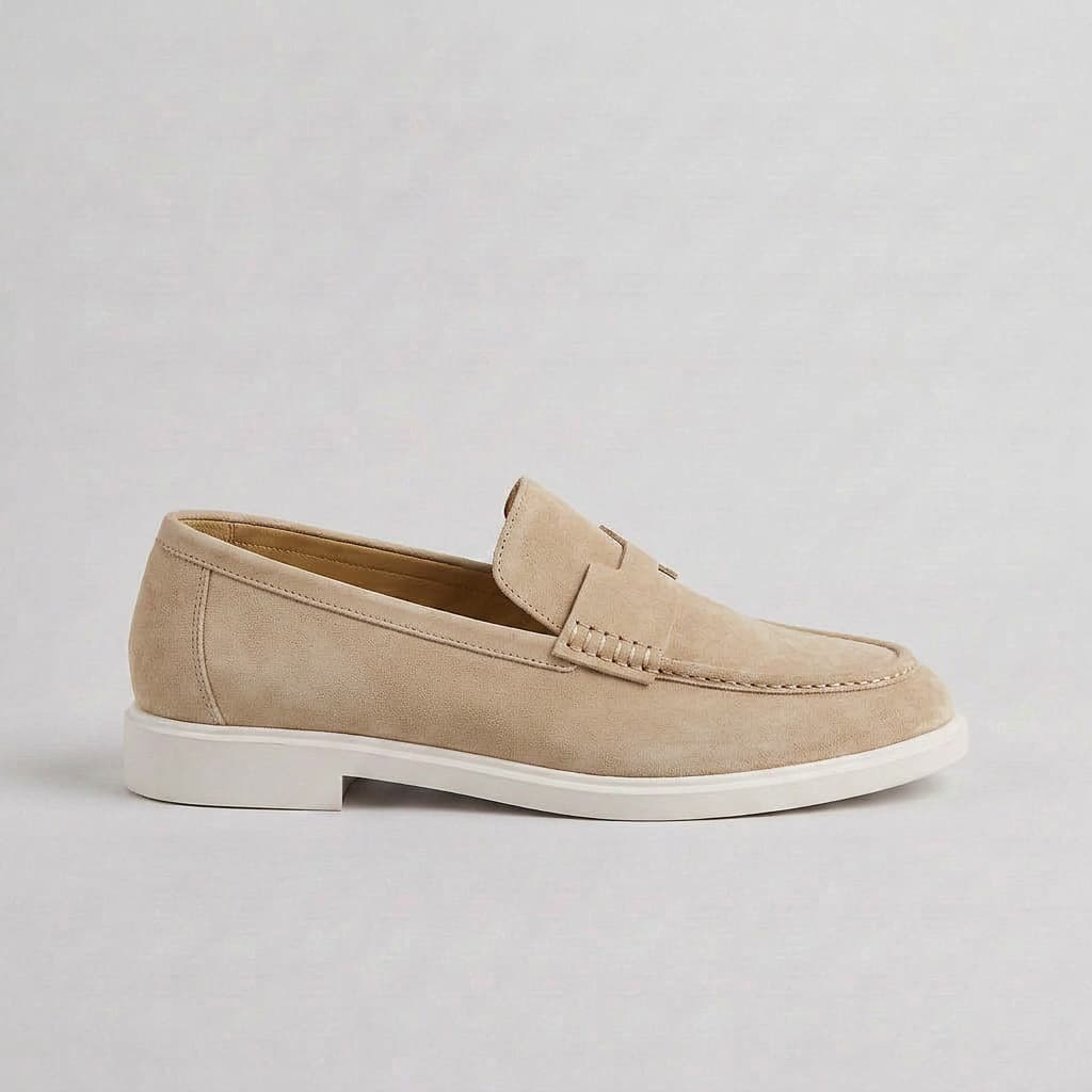 Mocassins Penny Clássicos Brewood em Nobuck