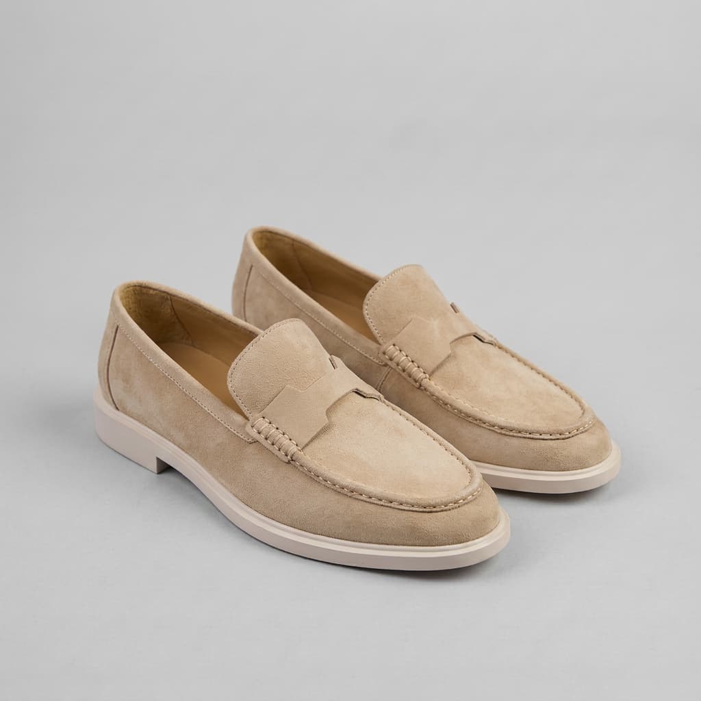 Mocassins Penny Clássicos Brewood em Nobuck