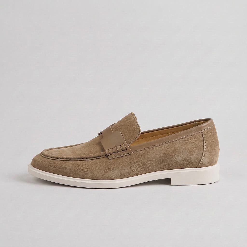 Mocassins Penny Clássicos Brewood em Nobuck