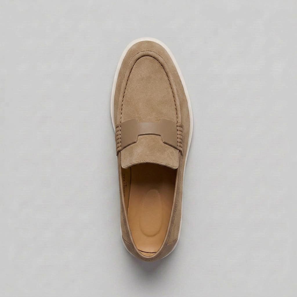 Mocassins Penny Clássicos Brewood em Nobuck