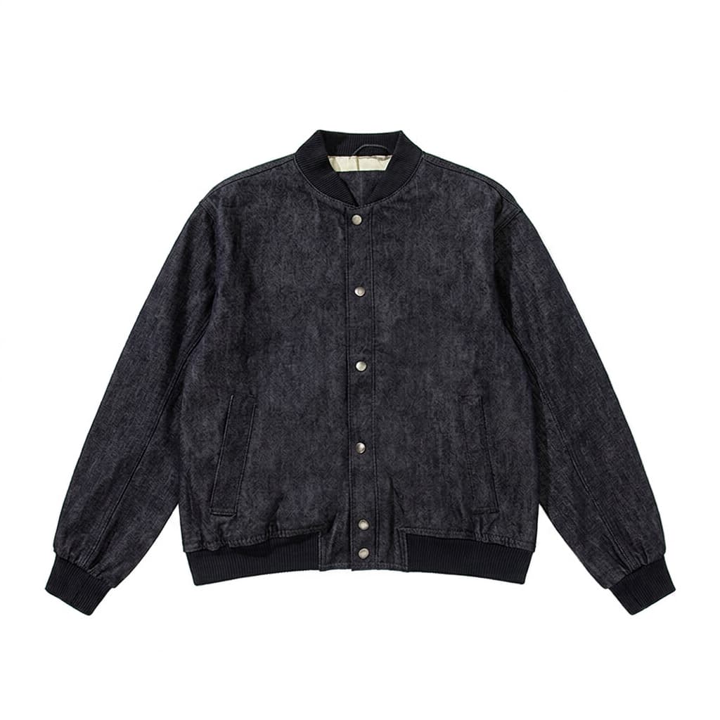 Jaqueta Bomber Premium Winslow em Denim Cru