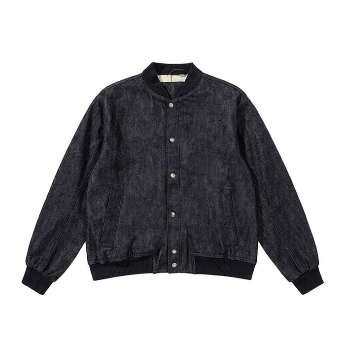 Jaqueta Bomber Premium Winslow em Denim Cru