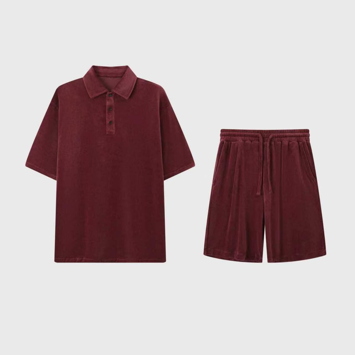 Conjunto Polo e Shorts em Felpa Premium Greenwich