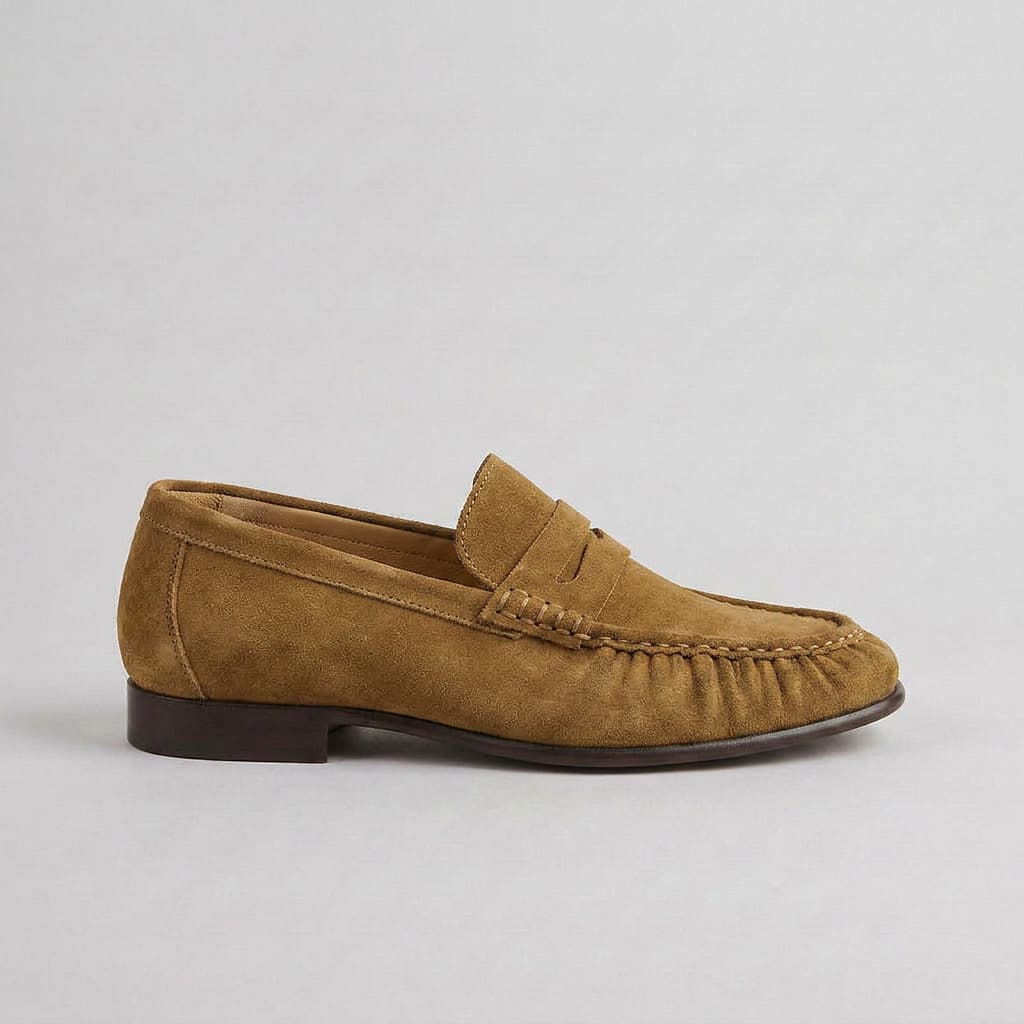 Mocassins clássicos de camurça Grosvenor