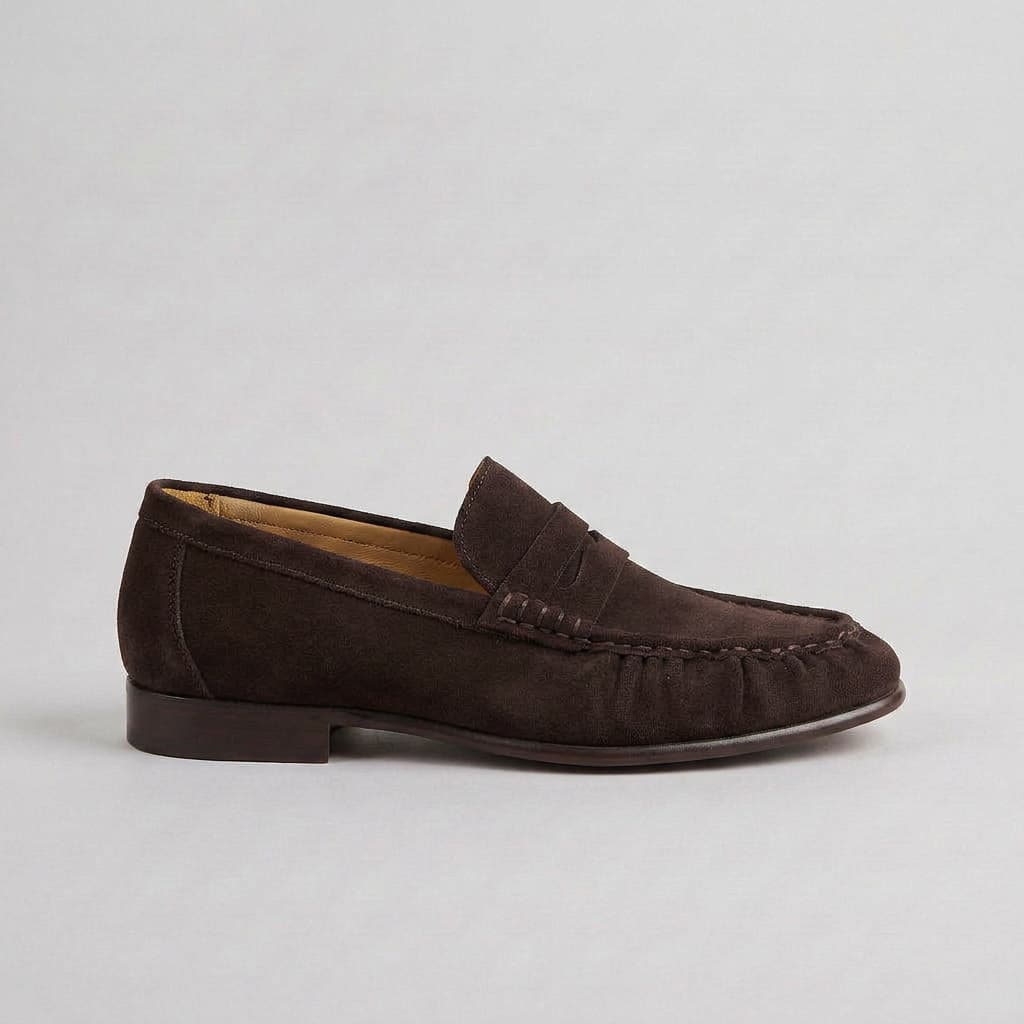 Mocassins clássicos de camurça Grosvenor