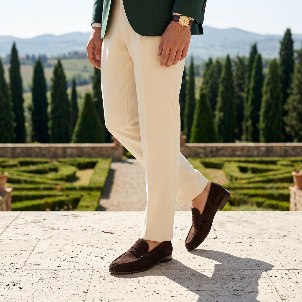 Mocassins clássicos de camurça Grosvenor