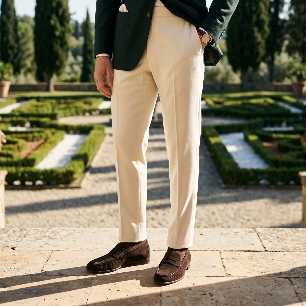 Mocassins clássicos de camurça Grosvenor