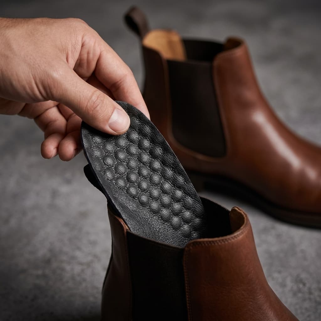 Palmilhas de Couro Premium Comfort+