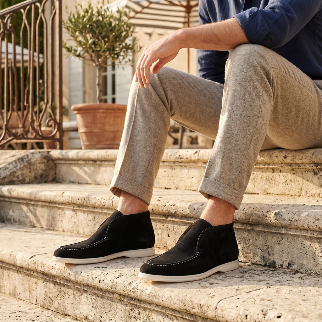 Mocassins Alston de Cano Alto – Estilo e Conforto a Cada Passo