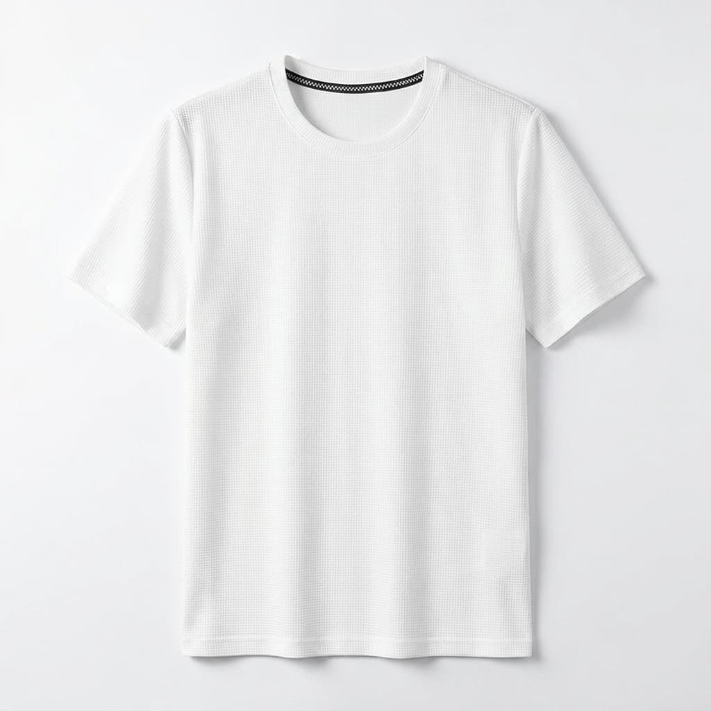 Camiseta Mercer de Malha Waffle para Conforto no Dia a Dia