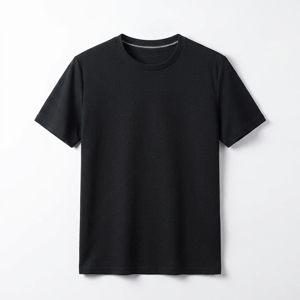 Camiseta Mercer de Malha Waffle para Conforto no Dia a Dia