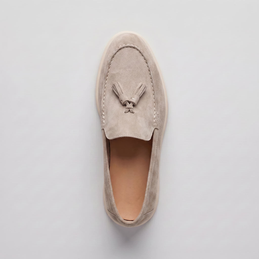 Mocassins de Camurça Capri – Conforto Atemporal e Estilo Sofisticado