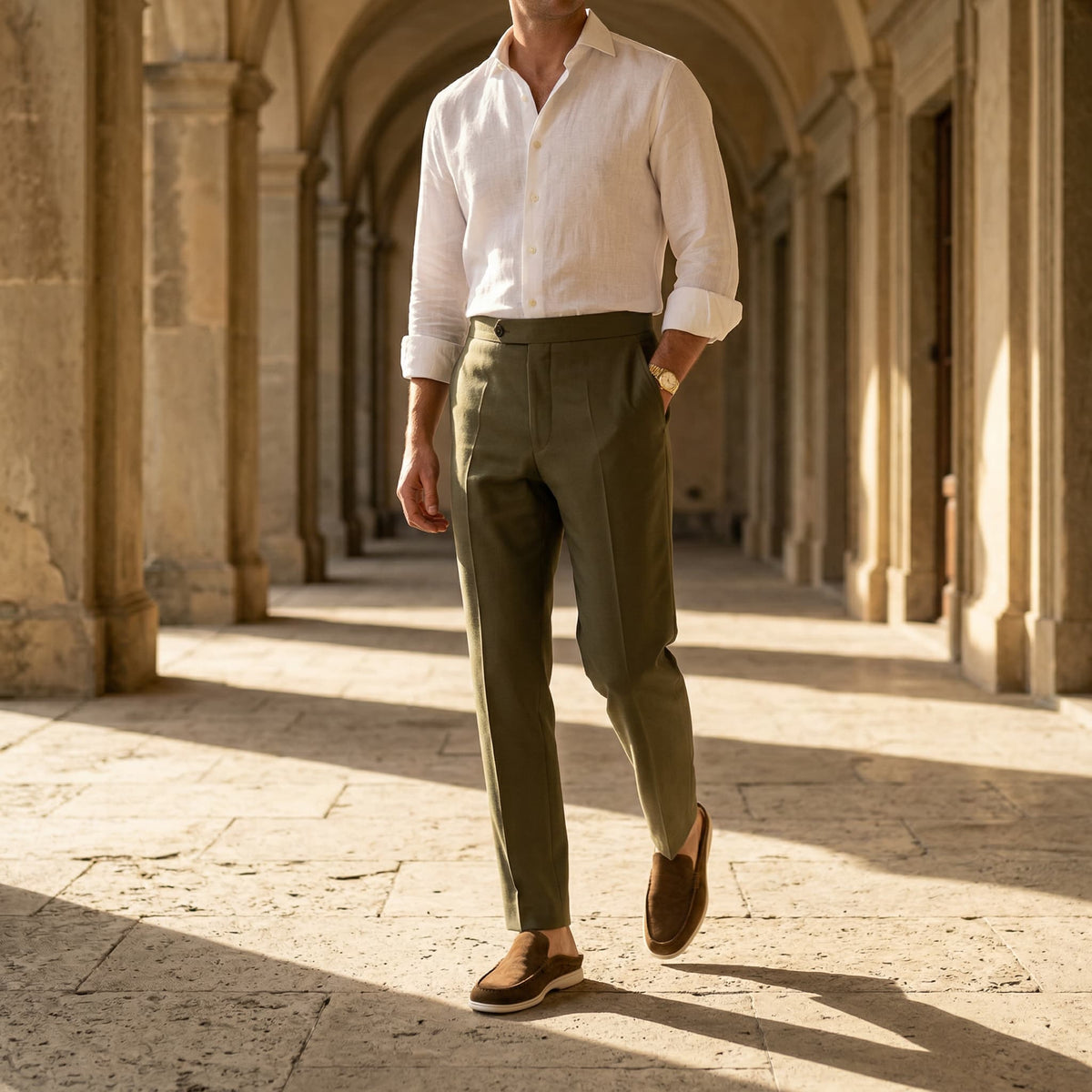 Mule Pelham de Camurça