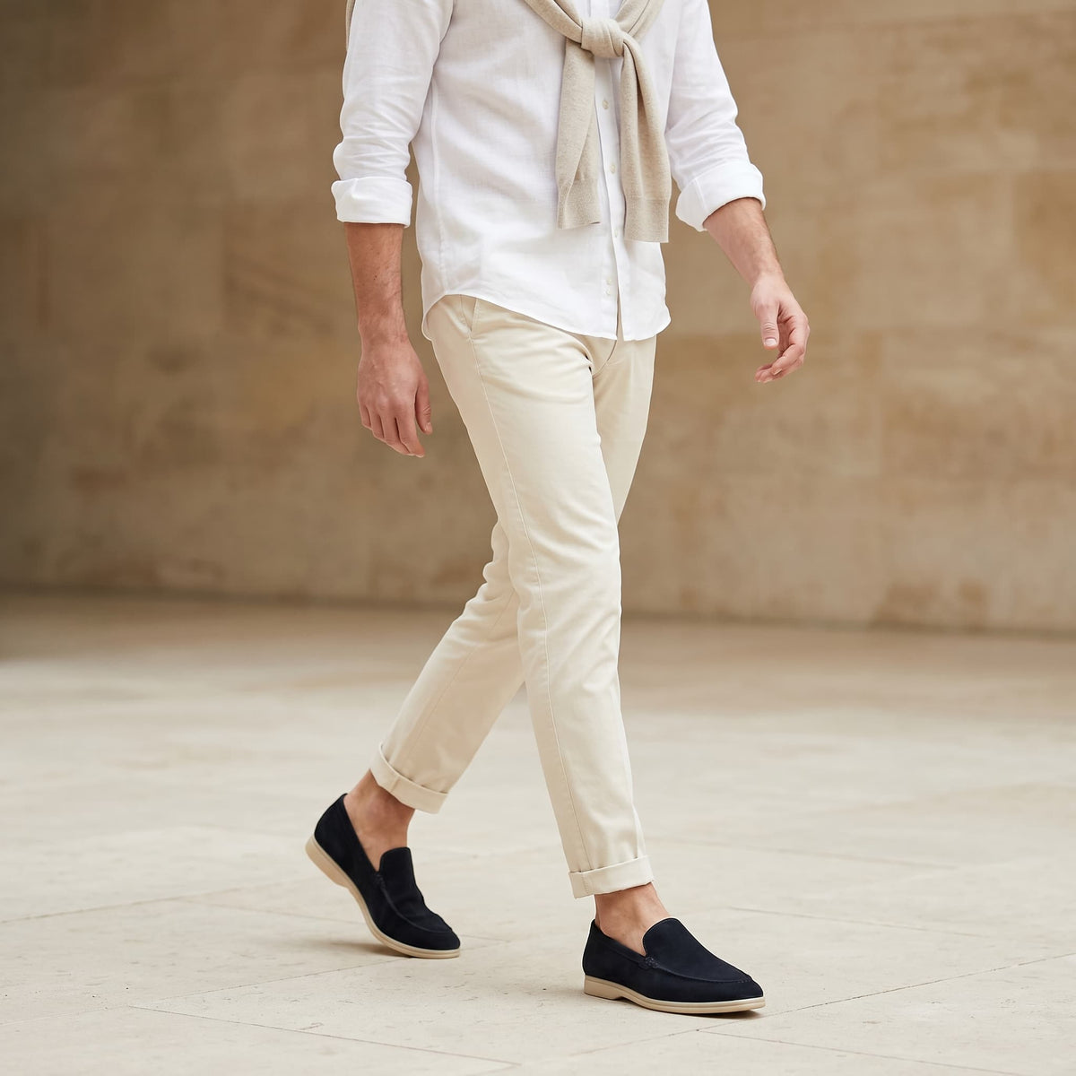 Mocassins Salcombe de Camurça Premium