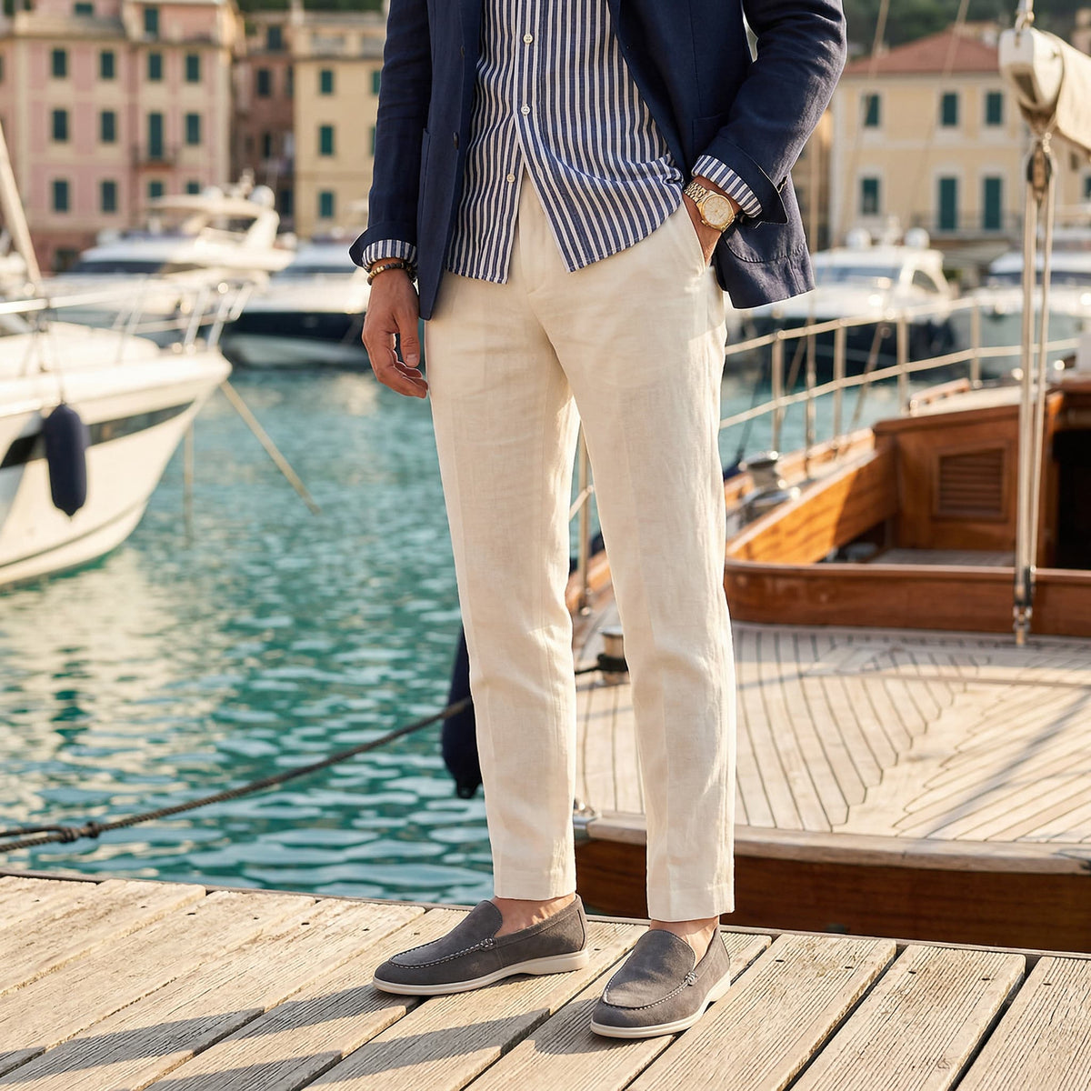 Mocassins Salcombe de Camurça Premium
