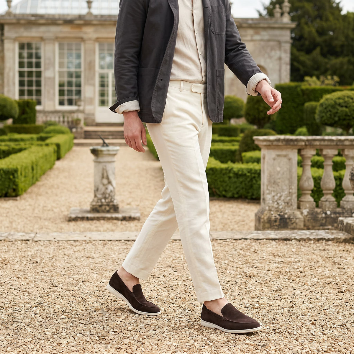 Mocassins Salcombe de Camurça Premium