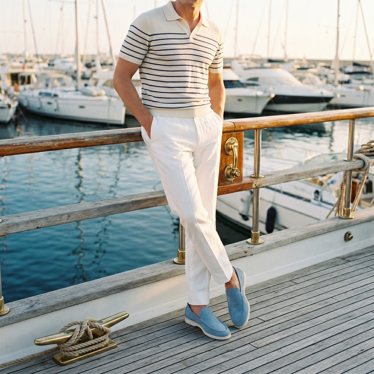 Mocassins Salcombe de Camurça Premium